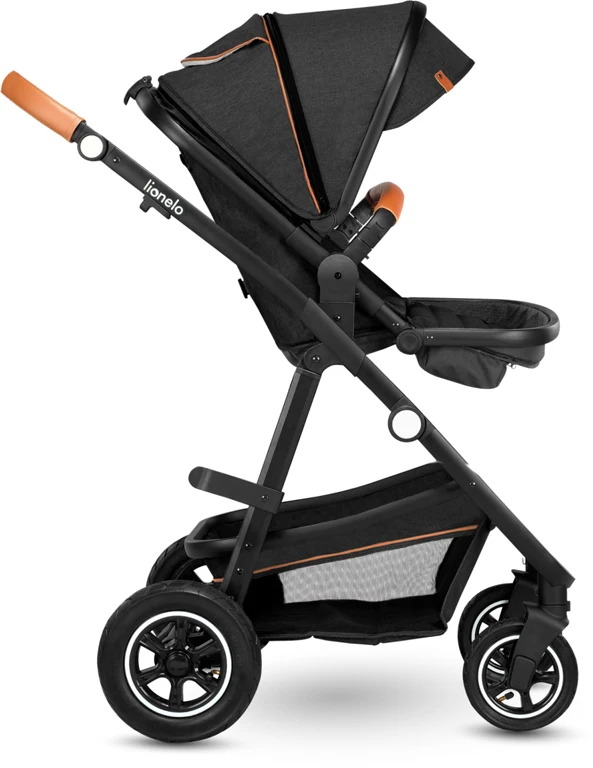Дитячий візочок 2 в 1 Lionelo Amber Grey Graphite